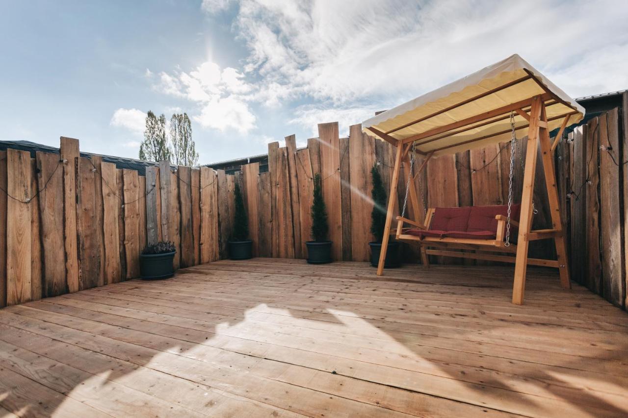 Idyllisches Tiny House Mit Sauna Löbau Exteriör bild
